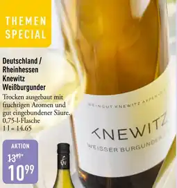 Galeria Markthalle Deutschland/ Rheinhessen Knewitz Weißburgunder Angebot