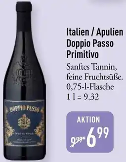 Galeria Markthalle Italien / Apulien Doppio Passo Primitivo Angebot