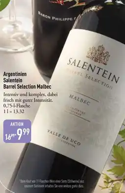 Galeria Markthalle Argentinien Salentein Barrel Selection Malbec Angebot