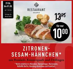Galeria Markthalle Zitronen Sesam-hähnchen Angebot