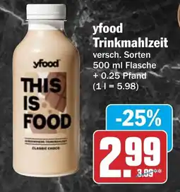 HIT yfood Trinkmahlzeit Angebot