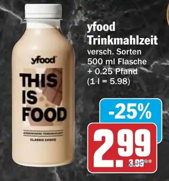 HIT yfood Trinkmahlzeit Angebot