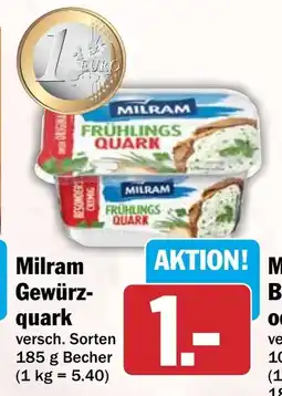 HIT Milram Gewürzquark Angebot