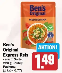 HIT Ben's Original Express Reis Angebot