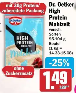 HIT Dr. oetker high protein mahlzeit Angebot