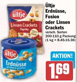 HIT Ültje Erdnüsse, Fusion oder Linsen Crackets Angebot