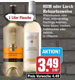 HIT HXM oder Lorch Rebsortenweine Angebot