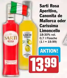 HIT Sarti Rosa Aperitivo, Canonita de Mallorca oder Carissima Limoncello Angebot