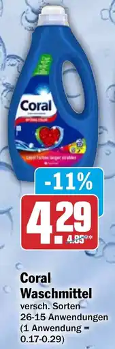 HIT Coral Waschmittel Angebot