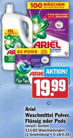 HIT Ariel Waschmittel Pulver, Flüssig oder Pods Angebot