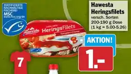 HIT Hawesta HeringsFilets Angebot