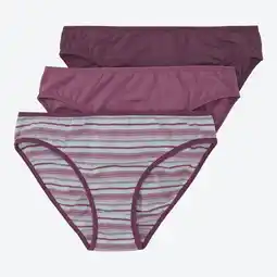 NKD Damen-Minislip mit hohem Baumwollanteil, 3er-Pack Angebot