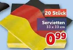 CENTERSHOP Servietten Angebot