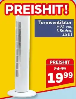 CENTERSHOP Turmventilator Angebot