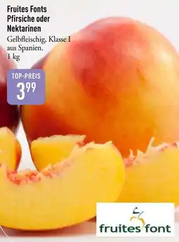 Galeria Markthalle Fruites Fonts Pfirsiche oder Nektarinen Angebot