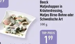 Galeria Markthalle Beeck Matjeshappen in Kräuterdressing, Matjes Birne-Bohne oder Schwedische Art Angebot