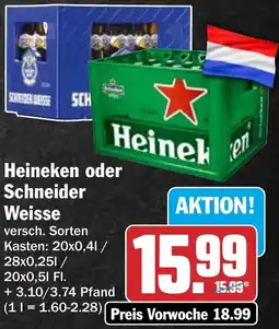 HIT Heineken oder Schneider Weisse Angebot