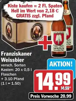 HIT Franziskaner Weissbier Angebot