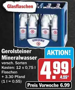 HIT Gerolsteiner Mineralwasser Angebot