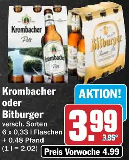 HIT Krombacher oder Bitburger Angebot