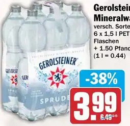 HIT Gerolsteiner Mineralwasser Angebot