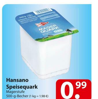 Famila Nord Ost Hansano speisequark Angebot