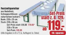 B1 Discount Baumarkt Festzeltgarnitur Angebot