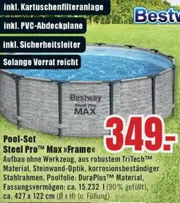 B1 Discount Baumarkt Bestway Pool-Set Steel Pro Max Frame Angebot