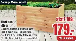 B1 Discount Baumarkt Hochbeet Bea Angebot