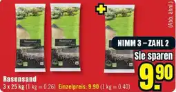 B1 Discount Baumarkt Rasensand Angebot