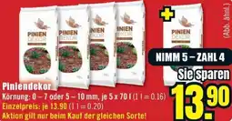B1 Discount Baumarkt Piniendekor Angebot
