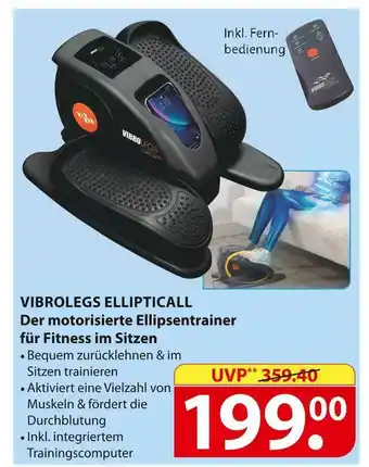 Famila Nord Ost Vibrolegs ellipticall der motorisierte ellipsentrainer für fitness im sitzen Angebot