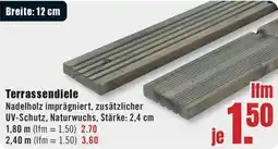 B1 Discount Baumarkt Terrassendiele Angebot