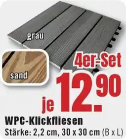 B1 Discount Baumarkt WPC-Klickfliesen Angebot