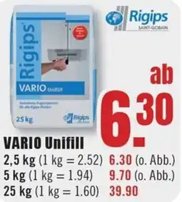 B1 Discount Baumarkt Rigips VARIO Unifill Angebot