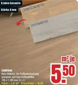 B1 Discount Baumarkt Laminat Angebot