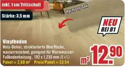 B1 Discount Baumarkt Vinylboden Angebot