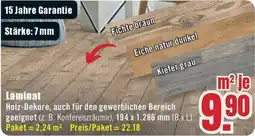 B1 Discount Baumarkt Laminat Angebot