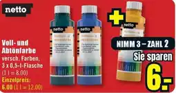 B1 Discount Baumarkt Netto Voll- und Abtönfarbe Angebot