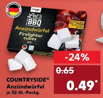 Kaufland Countryside® Anzündwürfel je 32-St.-Packg. Angebot