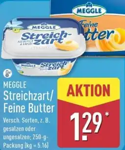 Aldi Nord MEGGLE Streichzart/ Feine Butter Angebot