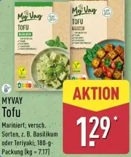 Aldi Nord MYVAY Tofu Angebot