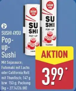 Aldi Nord SUSHI 4YOU Pop up Sushi Angebot