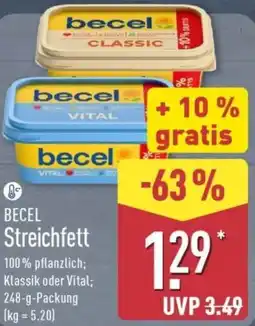 Aldi Nord BECEL Streichfett Angebot