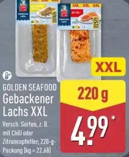 Aldi Nord GOLDEN SEAFOOD Gebackener Lachs XXL Angebot