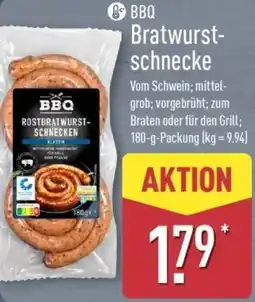 Aldi Nord BBQ Bratwurstschnecke Angebot