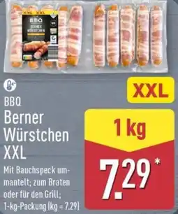 Aldi Nord BBQ Berner Würstchen XXL Angebot