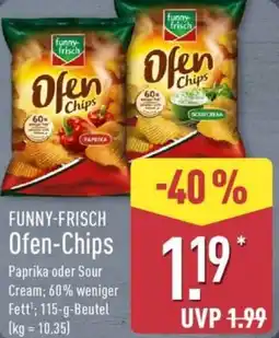 Aldi Nord FUNNY-FRISCH Ofen-Chips Angebot