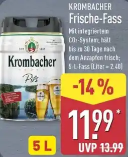 Aldi Nord KROMBACHER Frische-Fass Angebot