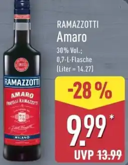Aldi Nord RAMAZZOTTI Amaro Angebot